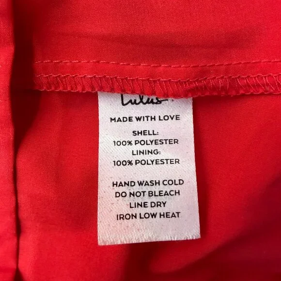 Lulus Radiant Ruby Red Floral Print Chiffon Maxi Dress Size L Worn Once - Picture 14 of 14